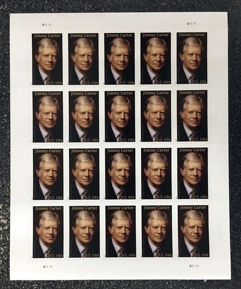 2025USA Forever Jimmy Carter - Sheet of 20   mint president - Image 1 of 1
