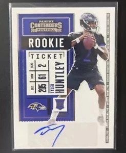 Boleto de radiocontrol Panini Contenders Tyler Huntley 2020 novato automático #273 Ravens - Imagen 1 de 1