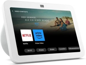 Echo Show 8 (Neueste Generation) | Smarter HD-Touchscreen mit 3D-Audio Weiß - Bild 1 von 1