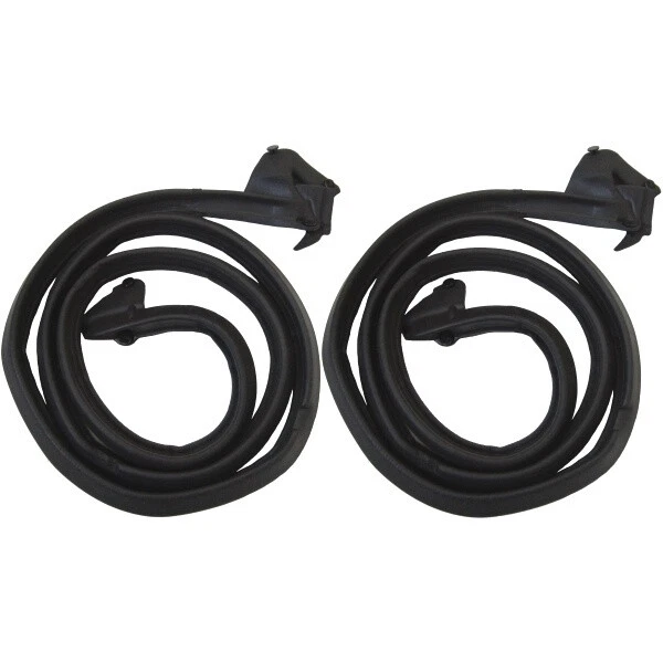 1966-1967 Buick Skylark Chevrolet Malibu Pontiac 4dr Hardtop Front Door Seals - Image 1 of 1