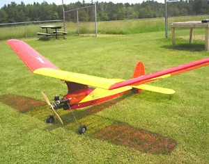 1938 Lanzo Bomber 70 pollici ala vecchio timer modello vintage piani stampati aereo - Foto 1 di 3