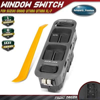 Interruptor de ventana eléctrica para Suzuki Vitara Grand Vitara XL-7 3799065D10T01 delantero izquierdo Foto 1 de 4