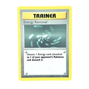 Energy Removal 92/102 Shadowless Edition Base Set Pokemon Card - Picture 1 of 4