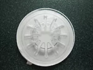 500 CD DVD Rossette Hub w Adhesive Backing Clear BL400CLR FREE 2ND DAY AIR SHIP - Picture 1 of 1