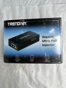 TRENDnet Gigabit Ultra PoE Injector, TPE-117GI - Black - Picture 1 of 3