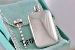 Tiffany & Co. Silber Vintage kleine rechteckige Parfümflasche - Bild 1 von 12