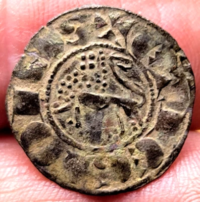 ALFONSO X of SPAIN: 1221 - 1284 PEPION Burgos mint -Beautiful coin - Image 1 of 2