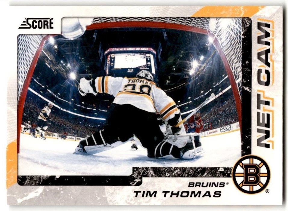 2011-12 Score Net Cam Tim Thomas #1 Boston Bruins - Image 1 of 2