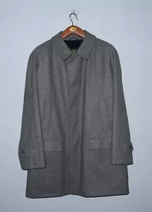GRENFELL giacca cappotto invernale uomo lana grigio taglia 44/112 cm - Foto 1 di 12