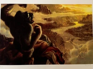 KING KONG VICTORIOUS -Joe DeVito limited edition giclee print - Picture 1 of 2