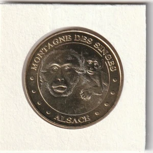 A 2010 TOKEN MEDAILLE MONNAIE DE PARIS -- 67 600 N°8 LA MONTAGNE DES SINGES - Picture 1 of 2