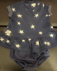 NWT New Ralph Lauren Polo Baby Girl Star Jersey Shirt Dress & Bloomer 3M $49.50 - Picture 1 of 3