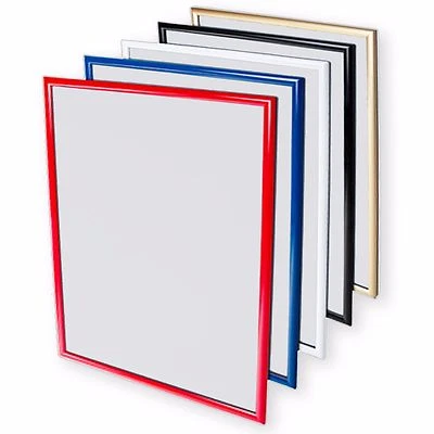 A0 A1 A2 A3 A4 Colour Snap Frame Poster Holders Display Retail Wall Notice Board - Image 1 of 4