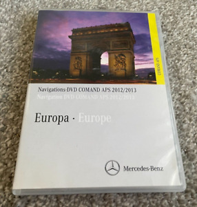 MERCEDES BENZ EUROPE 2012-2013 SAT NAV DISC DVD ROM EUROPE SATELLITE NAVIGATION