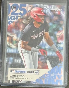 2025 Topps Series 1 - Training Grounds James Wood #TG-18 (RC) - Picture 1 of 2