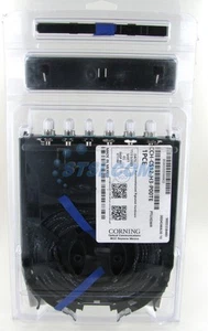 Corning CCH-CS12-H3-P00TE Cassette d'épissure pigtailed, 12 fibres ST OM3 Aqua ~ STSI - Photo 1/4