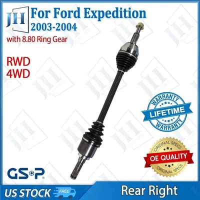 Eje CV trasero derecho pasajero original para Ford Expedition V8 2003-2004 tracción trasera 4x4 Foto 1 de 4