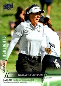 2024 Upper Deck Brooke Henderson Season Highlights - Picture 1 of 2