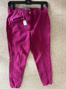 BREECHES LADIES Sz 28 Pink Grip FULLSEAT Front Zip HORZE *VGC - Picture 1 of 4
