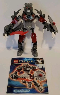 100% Complete & Retired Lego Legends of Chima: Chi Worriz (70204) with Manual - Image 1 of 4