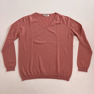 Jil Sander 100% Cashmere Pink Women’s Knit Made In Italy Size 40 - Image 1 of 4