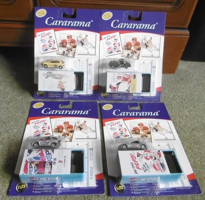 CARARAMA DIECAST MODELS  FOUR "VEHICLES" WITH PEPSI TIN BOXES "1/72ND BOXED - Image 1 of 4