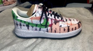 Nike Air Force 1 Low Black Tie Dye W - Picture 1 of 3