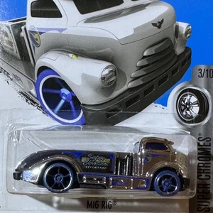 Mattel Hot Wheels Super Chromes 2015 3/10 Mig Rig Treasure Hunt 38/250 - Imagen 1 de 7