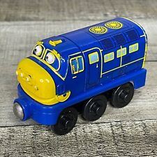 Chuggington Wooden Railway BREWSTER Magnetic Train Lead Car Blue Yellow Toy