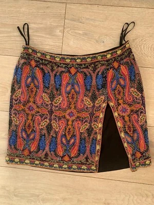 Escada embellished mini skirt size 8 - Image 1 of 4