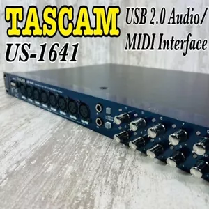 TASCAM MIDI audio interface US-1641 Lowest Price Sold out Items From JAPAN Used - Picture 1 of 10