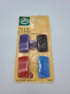 Goody Kant Slip 14 Pc Hair Tuck Combs Assorted Colors 2 in. Vintage 80's - Picture 1 of 2
