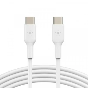 Belkin BoostCharge PVC USB-C to USB-C Cable 2 Pack White - Picture 1 of 2
