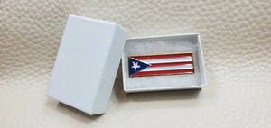 Puerto Rican Flagge Emaille Anstecknadel Neu - Bild 1 von 3