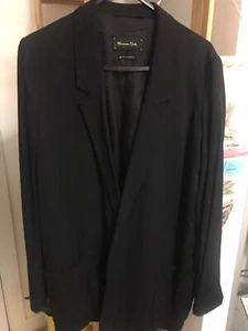 Massimo Dutti womens blazer black Eur 36 - Picture 1 of 5