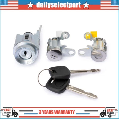 Juego de 2 llaves interruptor de encendido cerradura de puerta para Toyota Tacoma Tundra 1995-2004 Foto 1 de 4