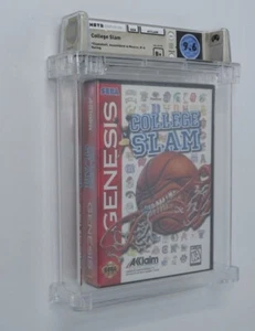 College Slam Basketball Sega Genesis Factory Sealed Video Game Wata Graded 9.6 - Picture 1 of 8