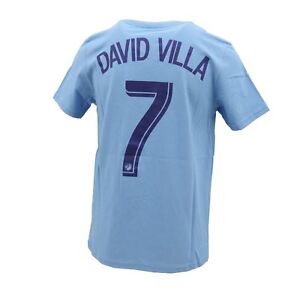 New York City FC MLS Adidas Toddler Kids Youth Size David Villa #7 T-Shirt New