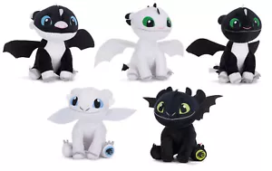 NEW OFFICIAL 9" 7" SITTING HOW TO TRAIN YOUR DRAGON TOOTHLESS PLUSH SOFT TOY - Picture 1 of 31