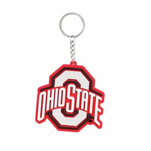 Team Sports America NCAA Ohio State University Bold Sporty Rubber Keychain - 5" - Picture 1 of 3