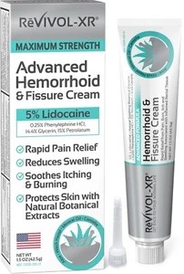 Advanced Hemorrhoid Treatment 5% Lidocaine + Swell Reducer + Skin Protectant - Picture 1 of 4