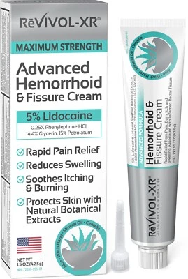 Advanced Hemorrhoid Treatment 5% Lidocaine + Swell Reducer + Skin Protectant - Image 1 of 4