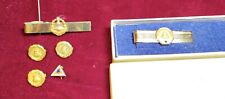 Vintage Bell System Service Award Pins Tie Bars Gold Filled