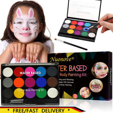 Karneval Schminke Set Makeup 15 Farbe Gesicht Make up Farbstifte Kinder Fasching