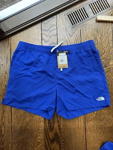 The North Face Men's 5" Action Woven 2.0 Active Hiking TNF BLUE Shorts Medium - Picture 1 of 6