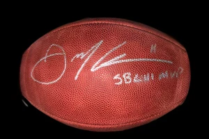 Julian Edelman Signed Wilson Football w/ Super Bowl LII MVP Inscription-PSA COA - Picture 1 of 3