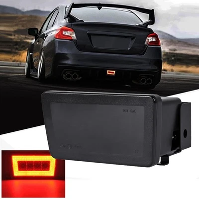 LED Rear 3rd Brake Light Fog Tail Reverse Backup Smoke For 11-21 Subaru WRX STI - Image 1 of 4