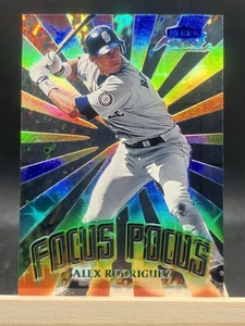 2000 Fleer Focus Foil Focus Pocus Alex Rodriguez #10FP Mariners Rangers Yankees - Picture 1 of 2