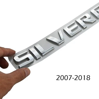 Rear Trunk Emblem Letters for Silverado1500 2500 HD Tailgate 3D Badge 2007-2018 Foto 1 de 4