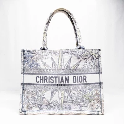 Bolso de Mano Christian Dior Lona Crema 4481034 Foto 1 de 4